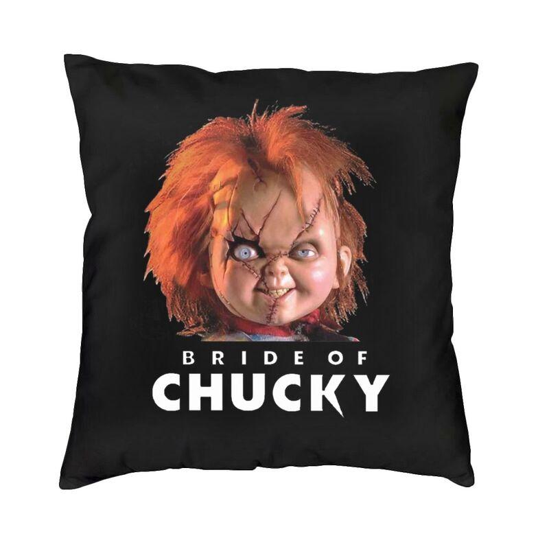 

Bride Of Chucky Cushion Cover xcm Polyester Killer Doll Chucky Throw Pillow Case for Sofa Car Pillowcase Bedroom Decoration 30cmx30cm