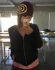 Kikki Spiral Logo Beanie Purple