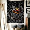 Jack Daniel'S Timeless Tennessee Whiskey Tapestry Fashion Print Wallmounted Christmas Gift Background Wall Hanging Cloth Soft