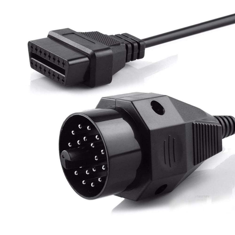 1pc OBD2 Diagnostic Cable For BMW 20Pin OBD2 Connector to OBD1 For BMW Connector 20PIN to 16PIN Pin OBD OBD2 Connector Adapter