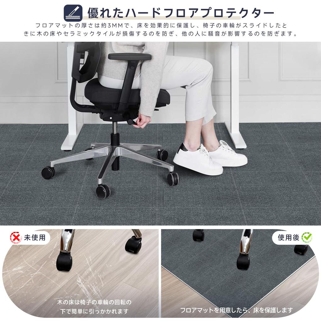 Amazon Exclusive Interlocking Tile Carpet Mats 10 VOTUDX Suction Floor Easy 4mm Cold Mat for and Cats and for Use Brand (30x30cm, Pieces) Mats,