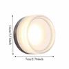 Amber Jelly LED Wall Lamp Round Design Nordic Style Lighting Fixture Waterproof Energy Saving Glass Ceiling Lamp