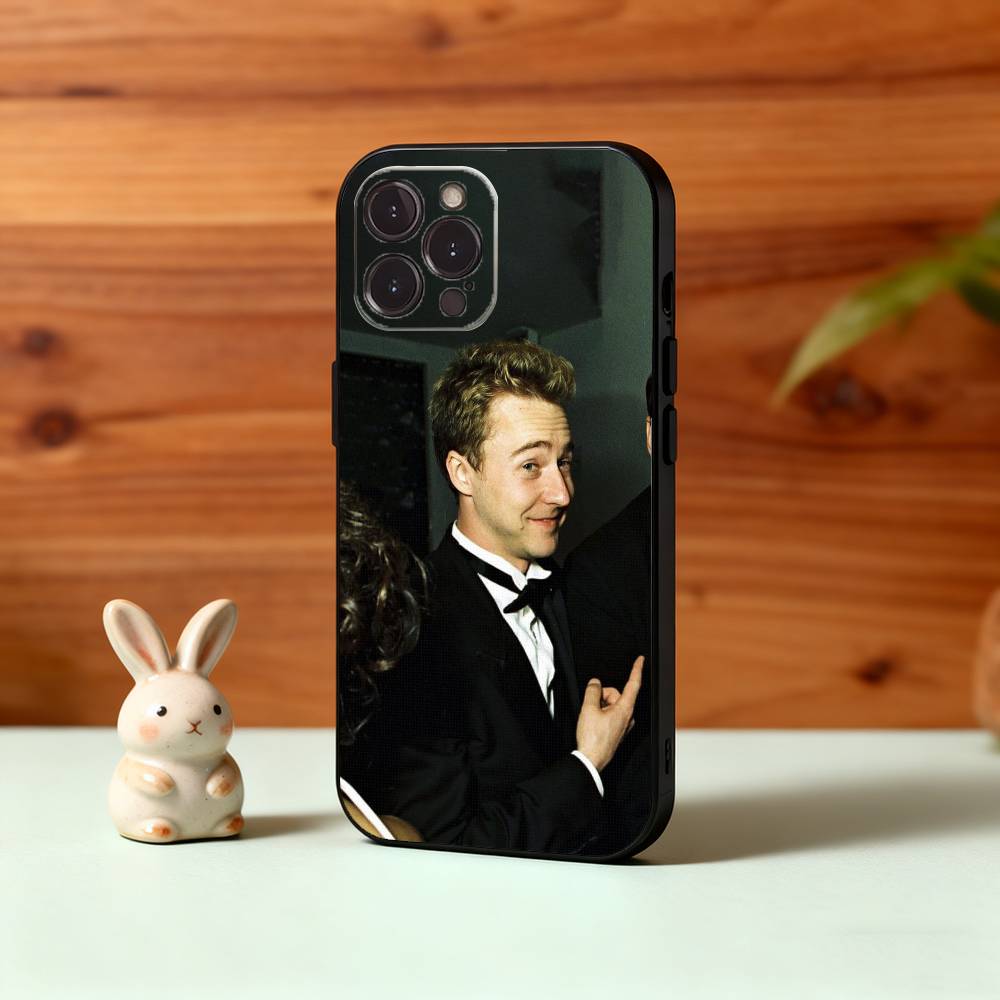 

Edward Norton Acclaimed Actor Phone Case For iPhone17,16,15,14,13,12,Plus,Pro Max, 5G Others Soft Black Cover iPhone13PROMAX