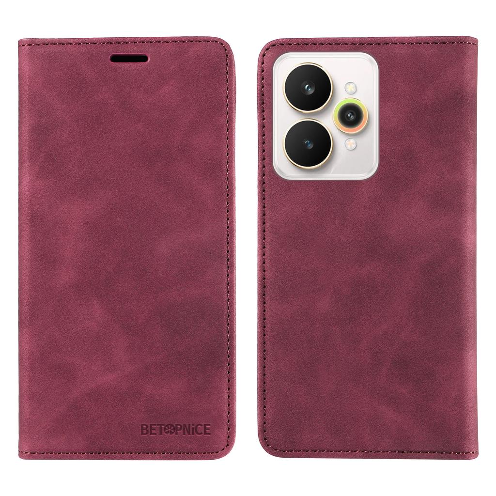 For Realme 15 Pro 5G/Realme 15 5G Case BETOPNICE Magnetic Closure RFID Blocking Wallet Stand Leather Phone Cover