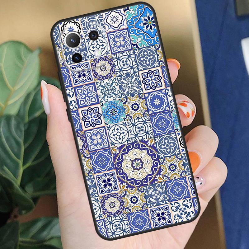 

Эстетичный чехол-мозаика в стиле бохо для Xiaomi 15 14 Ultra 13T 14T 15T Pro 17 Pro Max POCO X7 X5 X6 F5 F6 F7 F8 Pro POCO F8 Pro