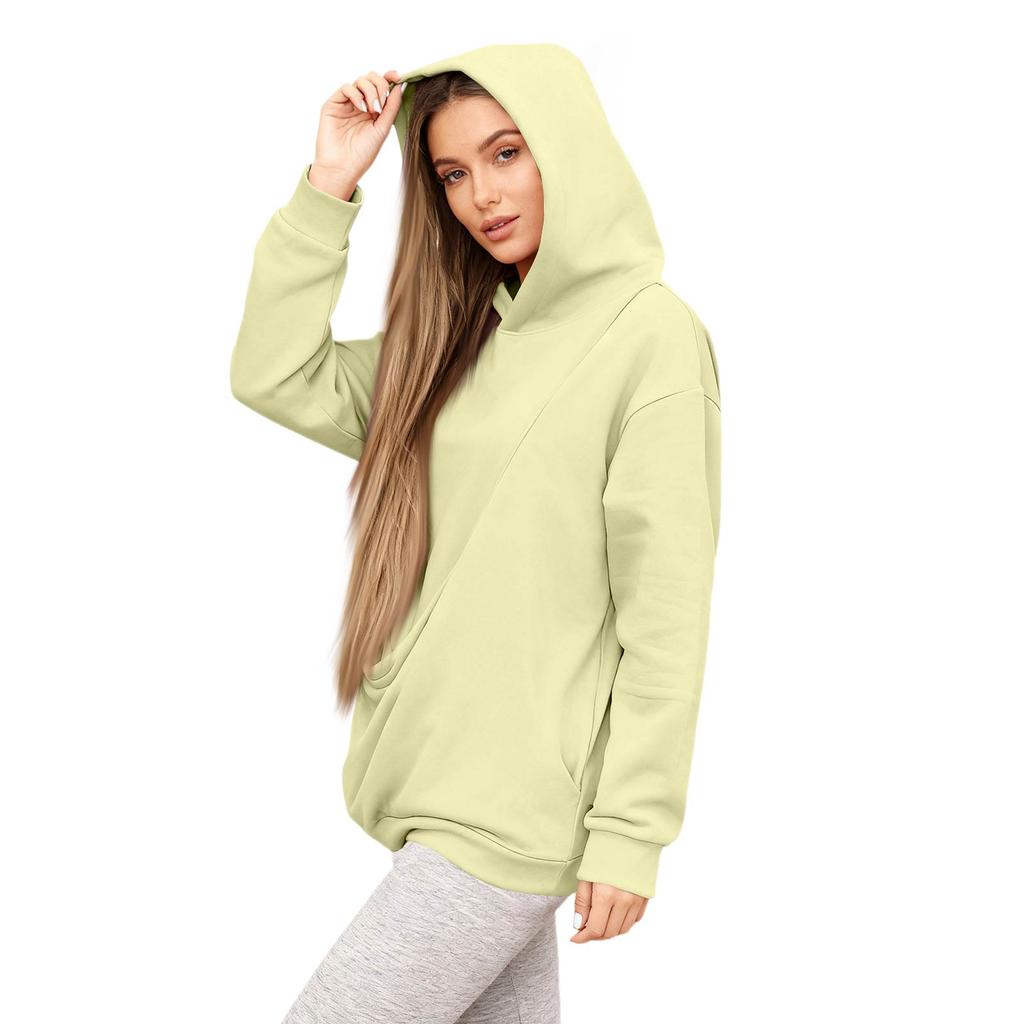 Women's Fashion Daily  Casual  Hoodie Long Sleeve Top