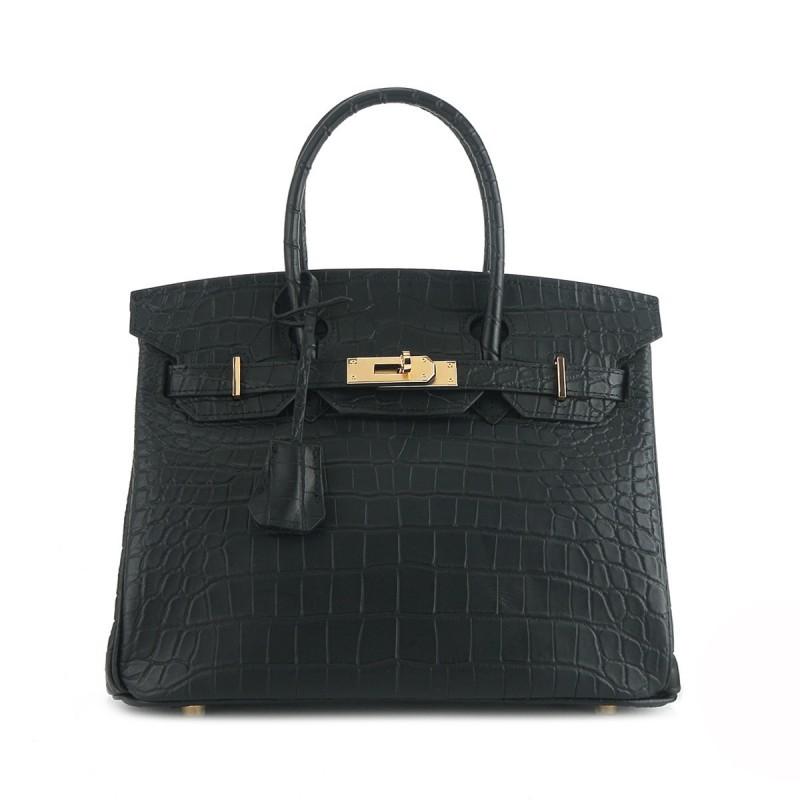 2026 New Matte Alligator-pattern Platinum Bag