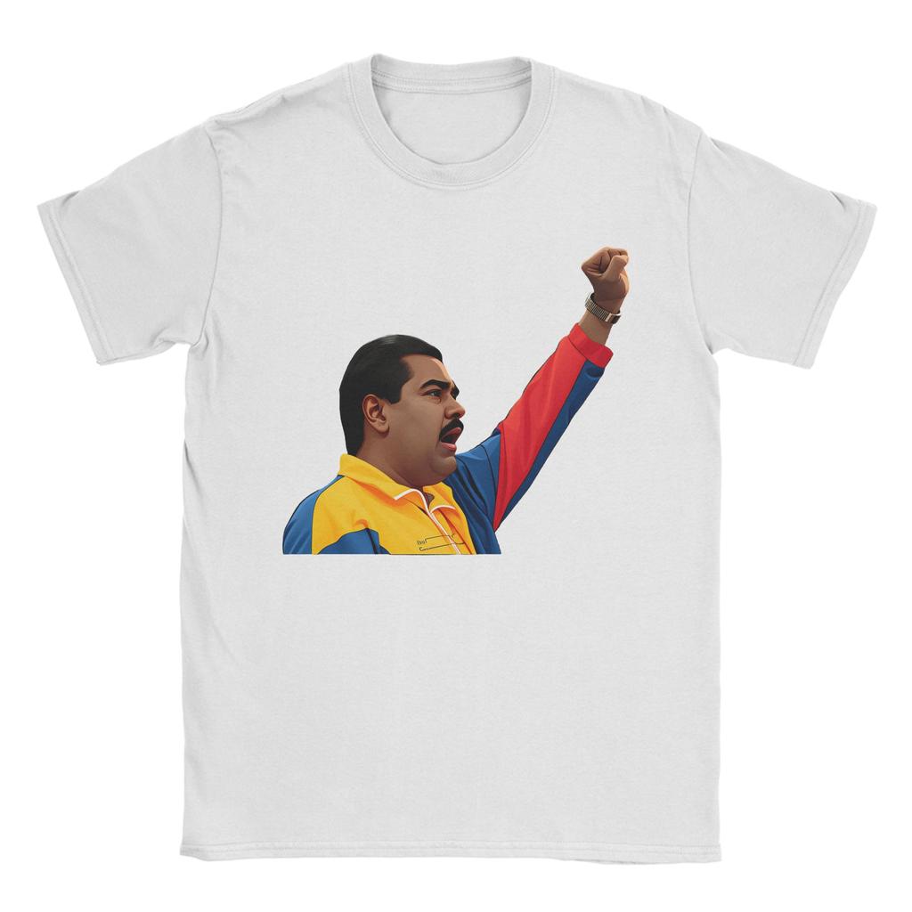 Mens Tshirt Venezuela Captures Scene Maduro 2026 Summer Luxury Fashion Retro Cotton Tshirt Round Neck Printed Street Wear Y2K