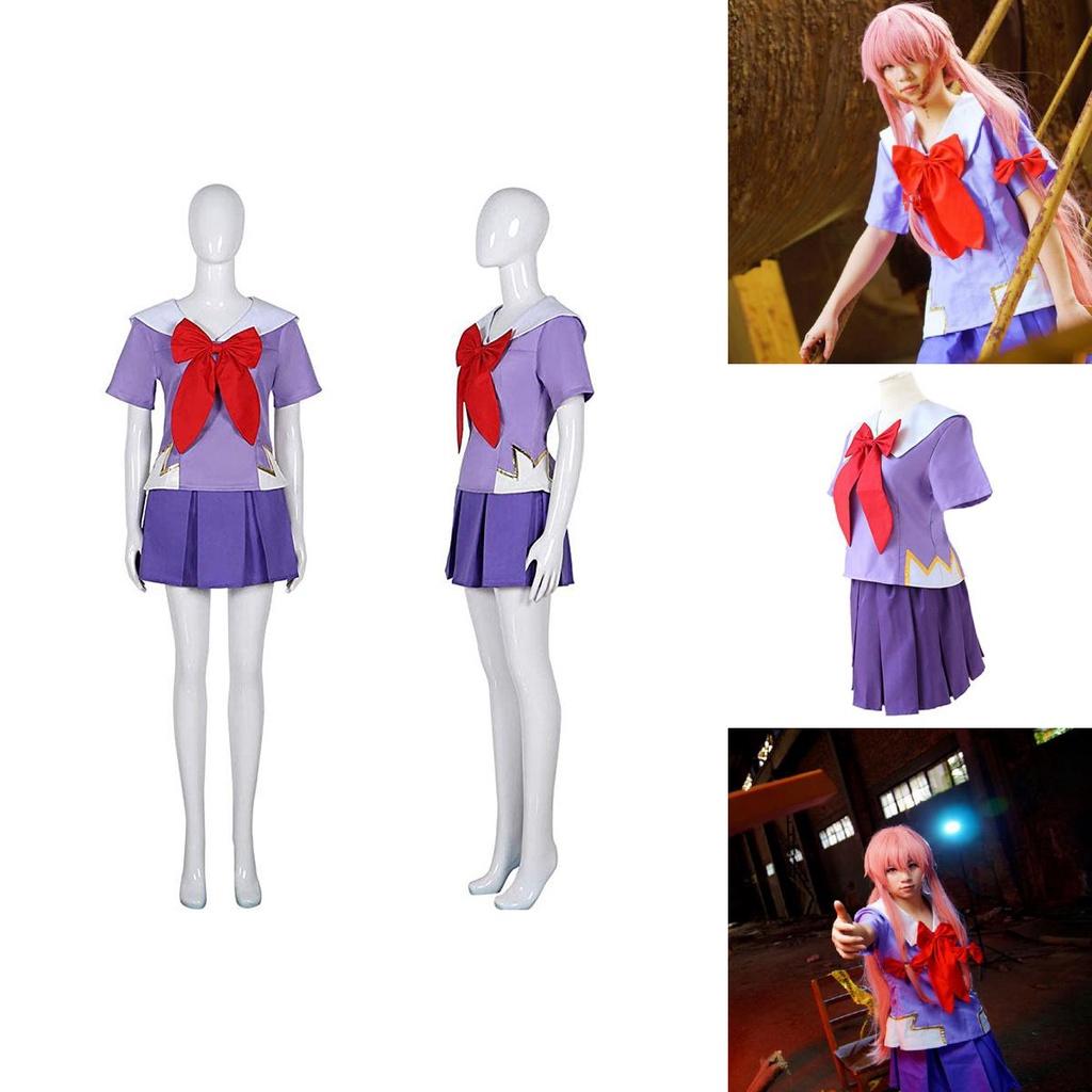 Stunningly Crafted Future Diary Gasai Yuno Costume Outfit With Exquisite Workmanship