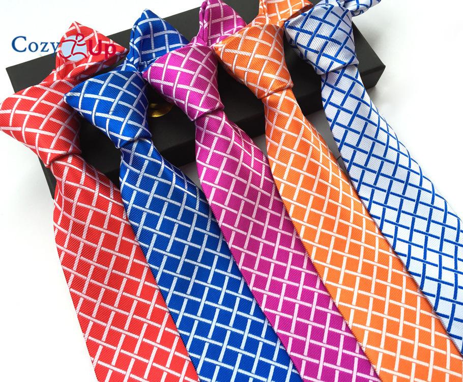 New Classic Men's Plaid Checks Silk Tie Necktie