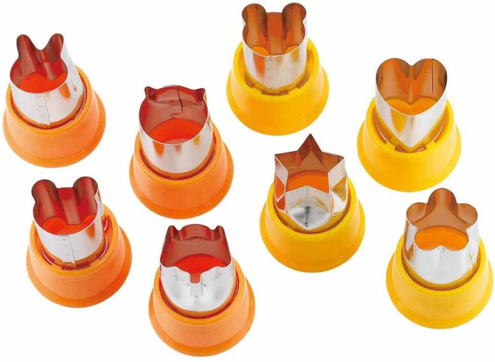 Shimomura Kihan Cutter Set in Comfortable for Perfect for Lunch and Making Cute and Heart Perfect for and Product 41331 7-Piece [Made Japan] Hands,