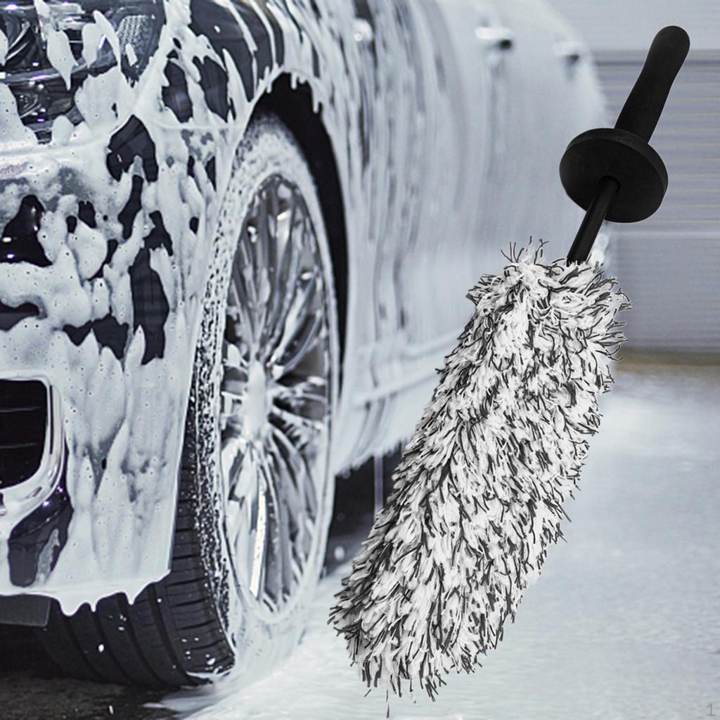 Spazzola per la pulizia del mozzo ruota dell'auto, Universale, Strumento di pulizia, Dettaglio pneumatici per