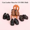 4 Colors Handmade Cute Doll Boots New Casual Cowhide Dolls Shoes Leather Shoes