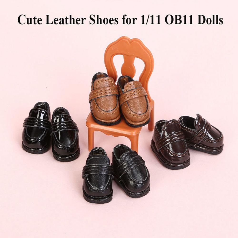 4 Colors Handmade Cute Doll Boots New Casual Cowhide Dolls Shoes Leather Shoes