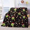 Christmas Gift Comedy Movie How the Grinch Stole Christmas blanket home warming, four season bed decoration sofa cover flannel throwing blanket K6