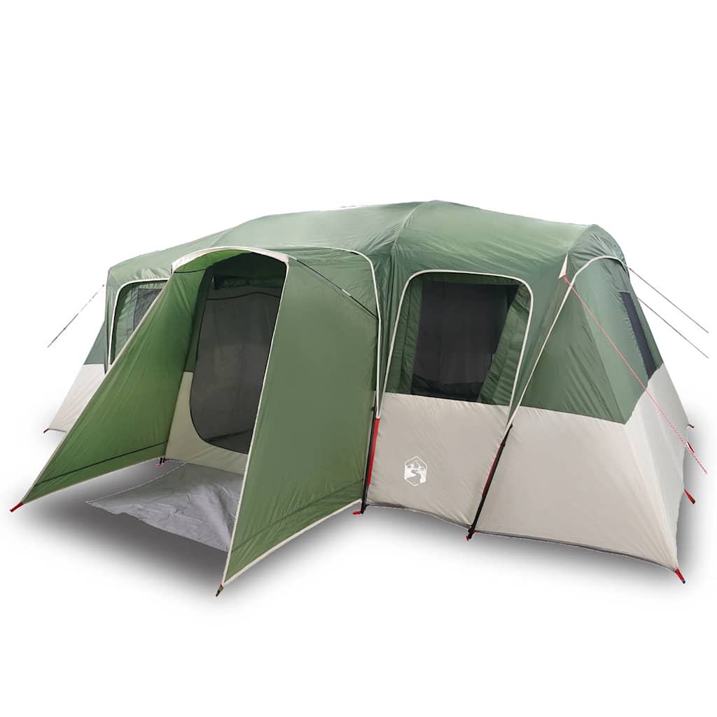 Tunnel Family Tent for 16 Persons Green Waterproof