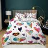 Small Fresh Three-Piece Girl Kit Quilt Cover Pink Fairy