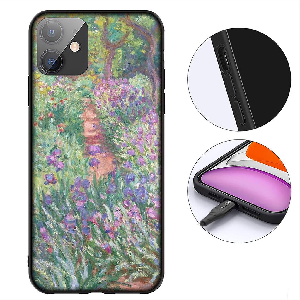 Claude Monet Impressionism Painter Art for Samsung Galaxy Note 20 9 10 S8 S10 Lite S9 Plus A54 A53 A21S S10E A17 Phone Case