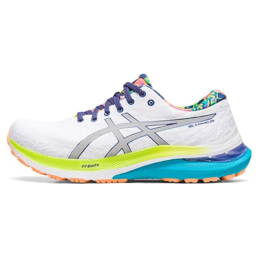 Asics Gel Kayano 29 Lite-Show Лаймовая цедра Женские кроссовки Белый 1012B451-300 35.5