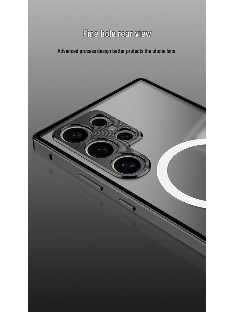 Samsung S26 Ultra Magnetische Metall-Handyhülle mit Spiegelschutz
