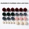 Holiday Hangings Creative Christmas Balls Soft Luxury Flocked Baubles Round Fluffy Tree Pendants Gifts