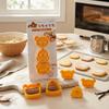 3Pcs Cute Bear Sandwich Mold Bread Cake Biscuit Embossing Device Crust Cookie Cutter Baking Pastry Tools