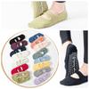 Yoga Socks Backless Breathable Cotton Floor Gym Fitness Dance Sports Socks Women Solid Color Silicone Non-slip Pilates Socks Sox