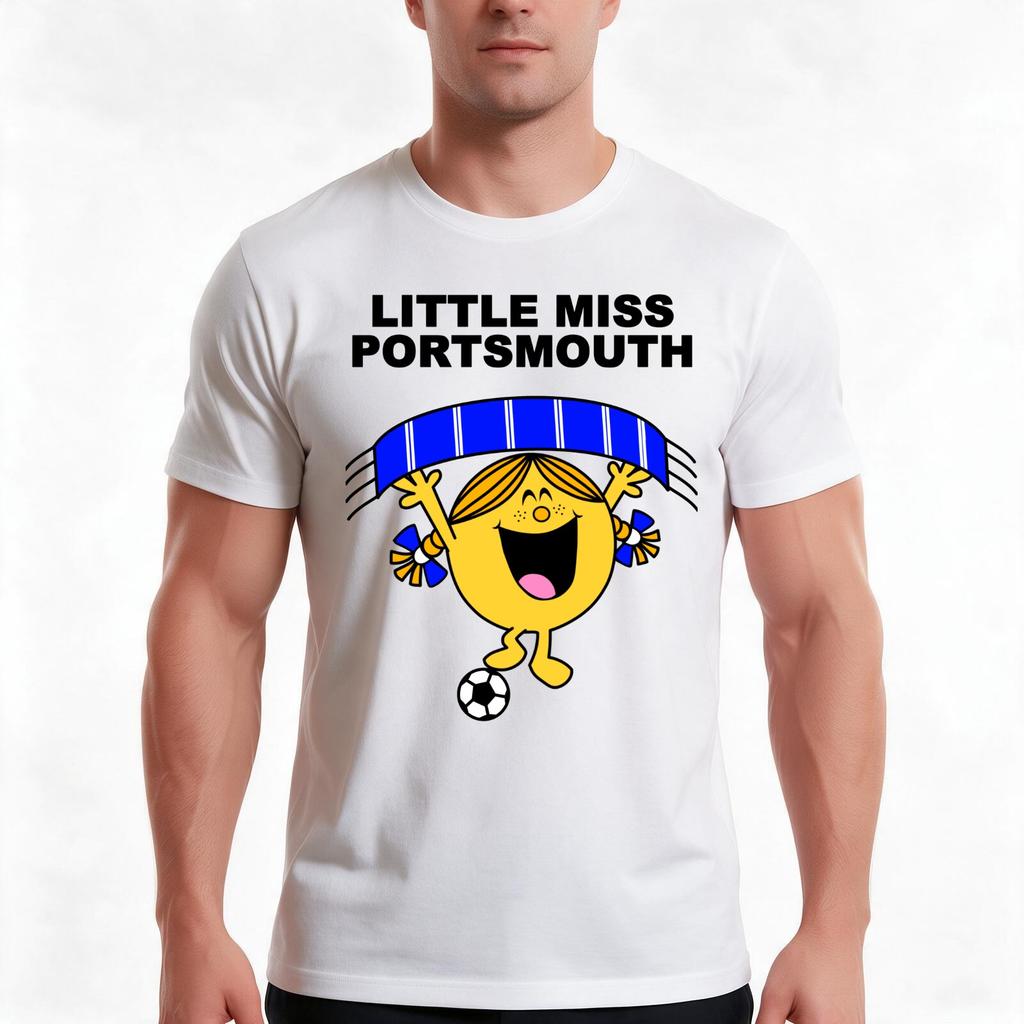 Little Miss Portsmouth TShirt Summer Casual Cotton Tee Oversized Streetwear Tops Vintage Graphic Print Unisex Unisex Unisex