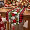 Santa Claus Christmas Table Runner Snowman Merry Christmas Decorations Table Decor  Navidad Gift