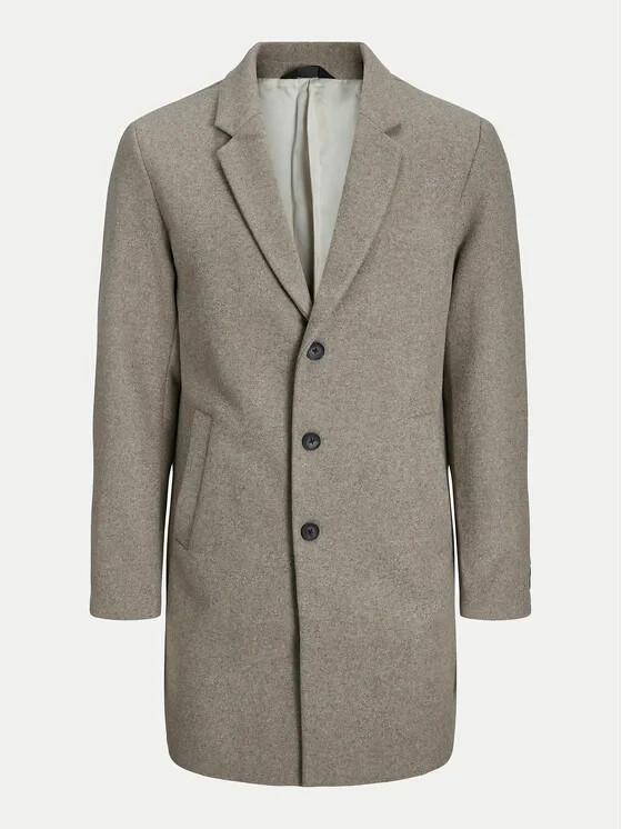Пальто Jack & Jones Harrison Coat (12263845) Jjeharrison Wool Coat Sn (12263845) greige