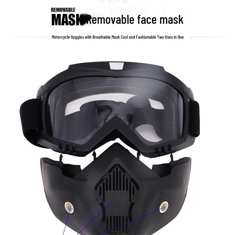 High-Definition Anti-Fog Cycling Goggles - Wind, Sand, Splash & Dust Protection for Men & Women