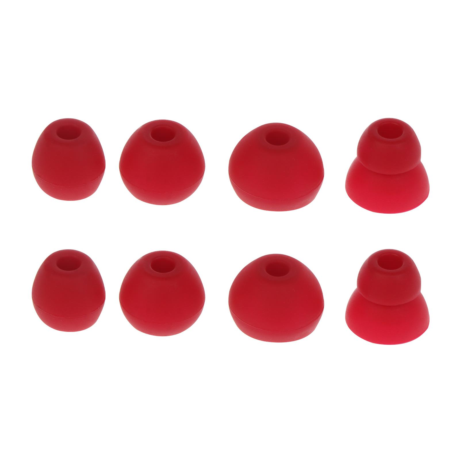 

Вкладыши для наушников Beats Tour 2.0, сменные вкладыши, вкладыши для наушников, вкладыши для беспроводных наушников Beats, 4 пары красный