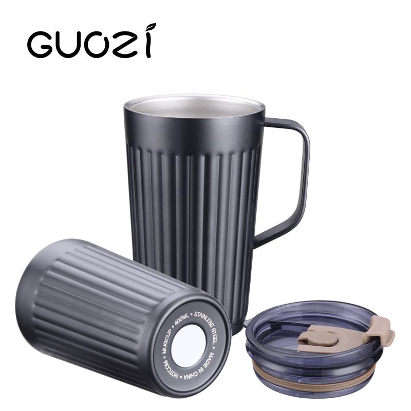 GUOZI Mocha Starlight Stainless Steel Coffee Cup Set