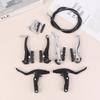 Bike V Brake Set Bike Front Rear V Brake Set Aluminum Alloy Mountain Road Bike V Brake Pads And Levers Set Riding Accessories