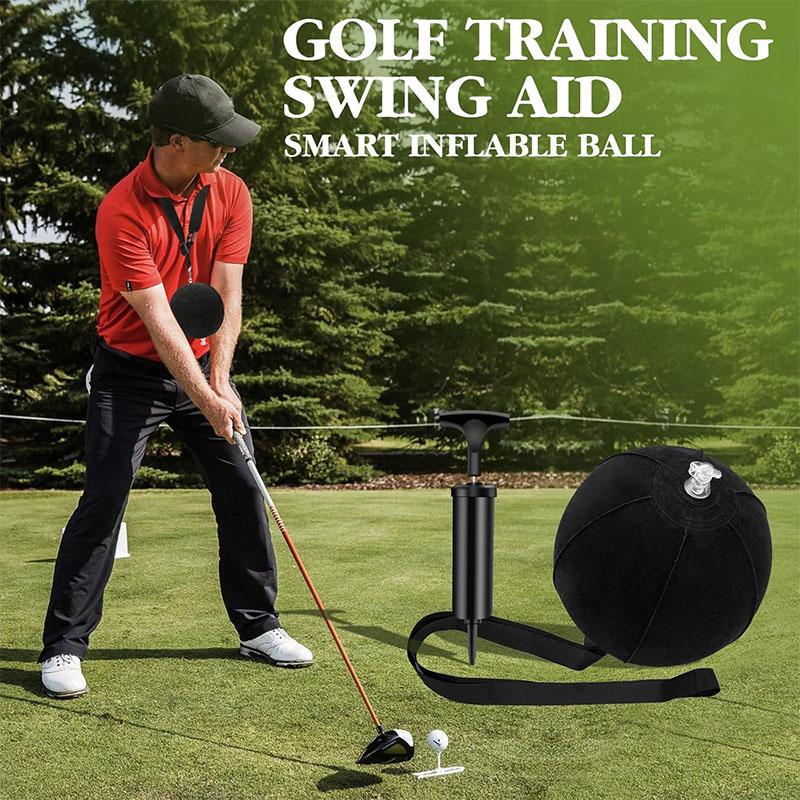 Golf Training Aid Ball Inflatable Practical Golf Training Equipment Lightweight Swing Trainer Accessory For Men Women