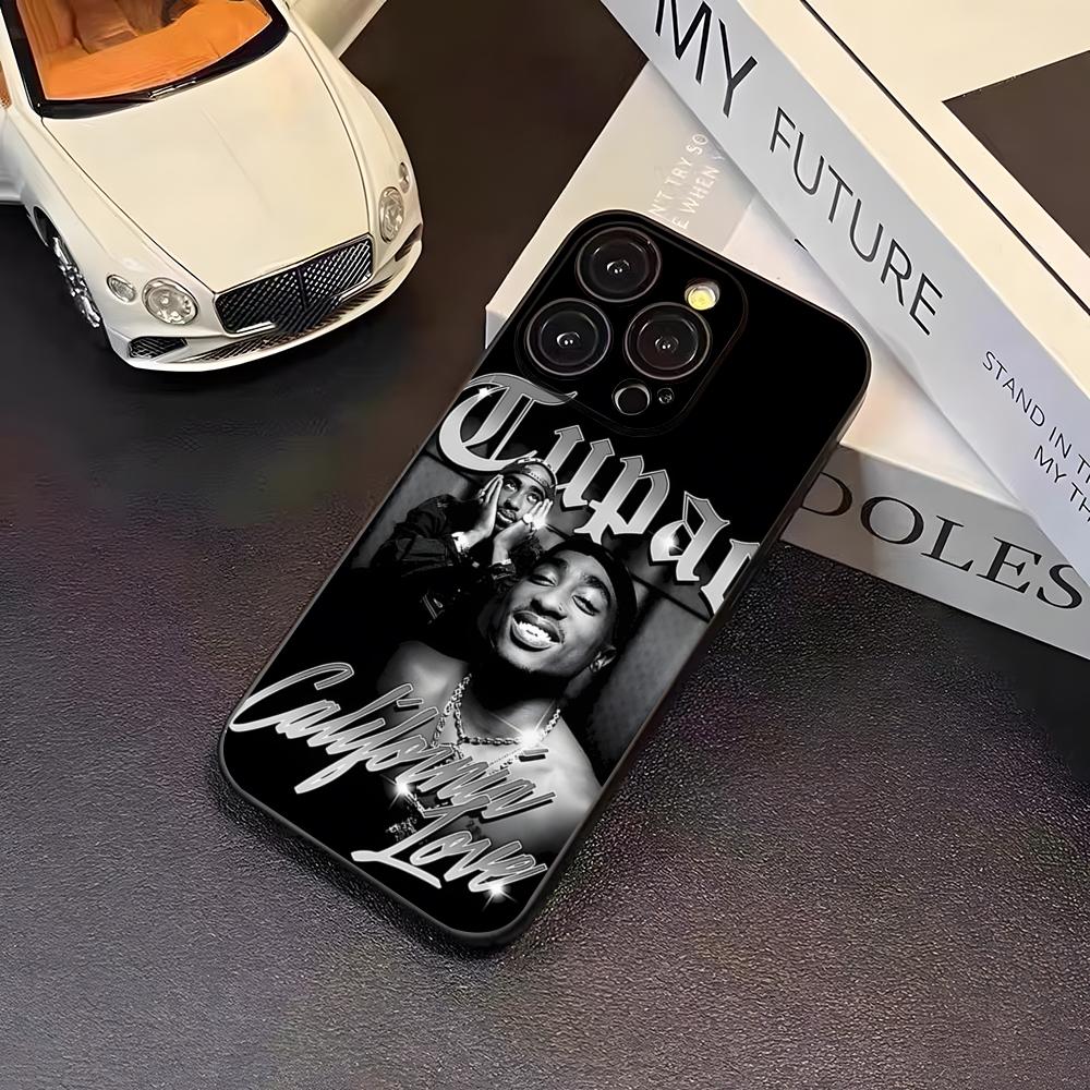 

Rapper 2pac Singer Tupac 2 Phone Case For 16 Pro Max Iphone 17 Pro Max 14 15 Plus 12 13 11 Pro Xr X Xs SE Back Cover iPhone15