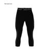 Men's Quick-Dry White Compression Capri Pants for Running and Basketball
