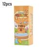 Yousheng 12Pcs Cute Capybara Eraser Set Kawaii 3D Animal Shaped Pencil Erasers for Kids Clean Erasing Low Dust School Supplies Party Favors for