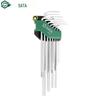 SATA 12-Piece Imperial Extra-Long Hex Key Set