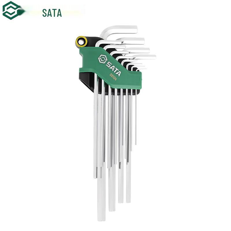 SATA 12-Piece Imperial Extra-Long Hex Key Set