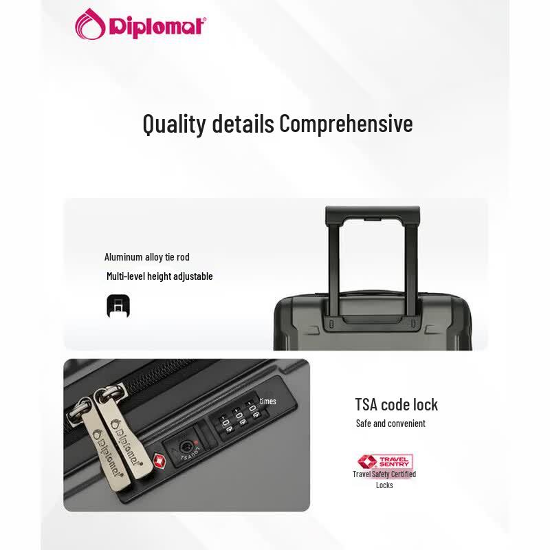Diplomat TC-26082 Hardside Spinner Luggage