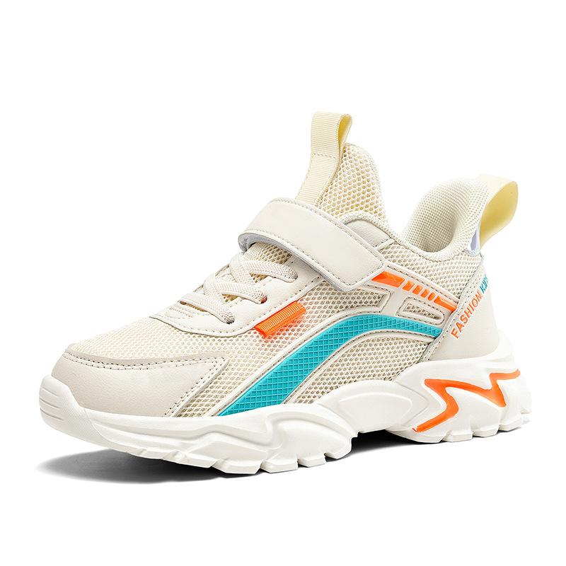 Comfortable Korean version of fashion girls white shoes running shoes breathable sports shoes casual shoes mesh boys