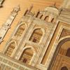 KINOWA Wooden Poster Original Handmade Kit World Heritage Site Made in Japan "Taj Mahal"