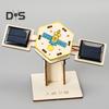 1/2 Sets DIY Artificial Satellite Model Kit Educational Handmade Wooden Puzzle Satellite Model Kids Science Exploration Projects STEM Toy Space Lover