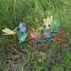 5/10PCS 3D Yard Lawn Ornament Simulation Butterfly Thin Stick With Stem Artificial Dragonfly