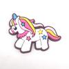Cute Cartoon Unicorn Flower Clog Buckles - Removable & Soft Rubber Garden Shoe Decorations