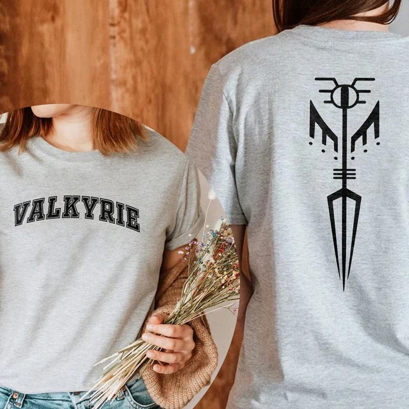 

Женская футболка King Valkyrie Летняя футболка Thor Love and Thunder Забавная футболка с женским принтом Винтажные графические футболки Одежда 4XL