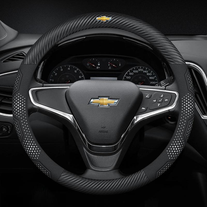 Car Steering Wheel Cover For Chevrolet Aveo Bolt Cavalier Cruze Onix Orlando Silverado Spark Tahoe Suburban Lacetti Tracker