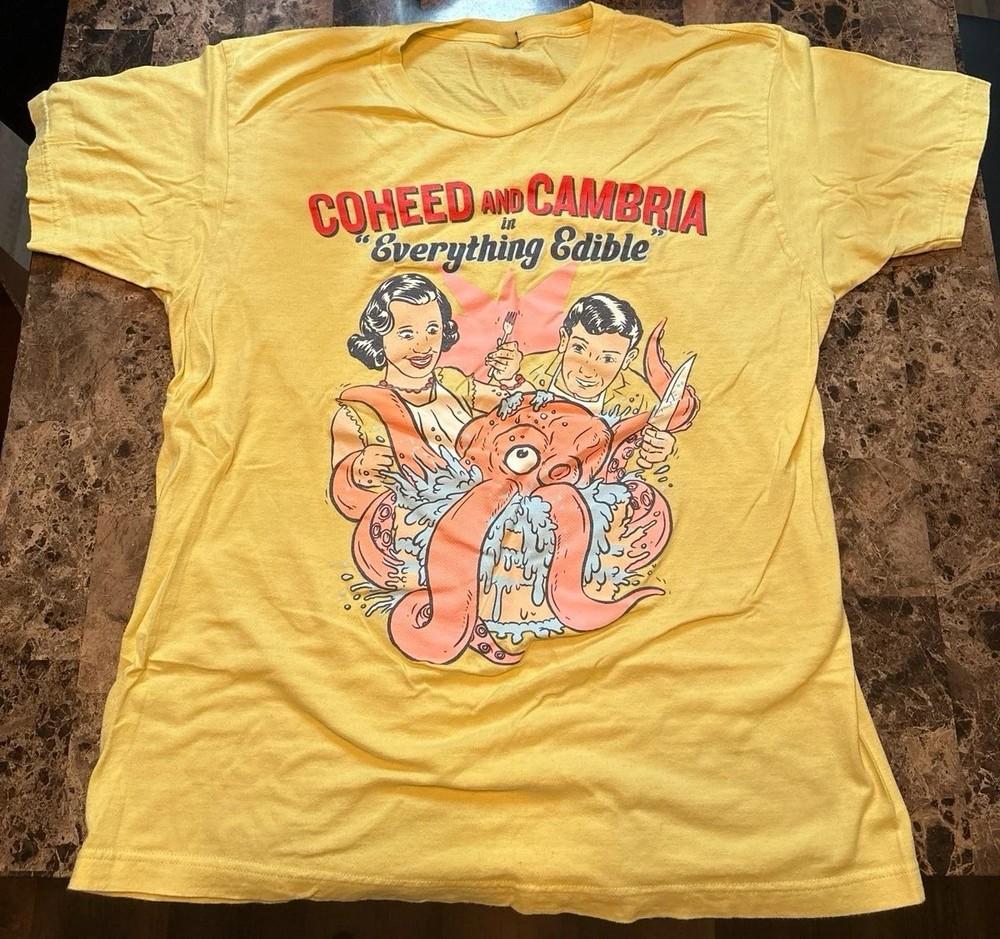 Vintage Coheed And Cambria Band Yellow T-Shirt Unisex S to 5XL Unisex T-Shirt XL