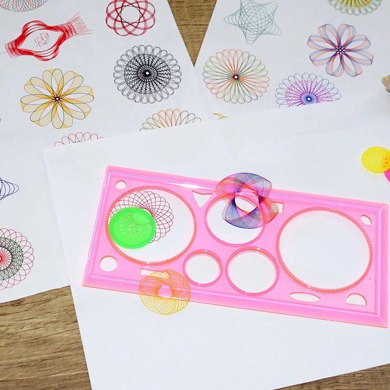 Drawing Spirograph Drawing Toys Interlocking Gears & Wheels Accessories Creative Educational Toy
